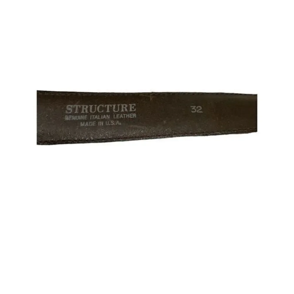 Structure Genuine Leather Italian Brown‎ Belt